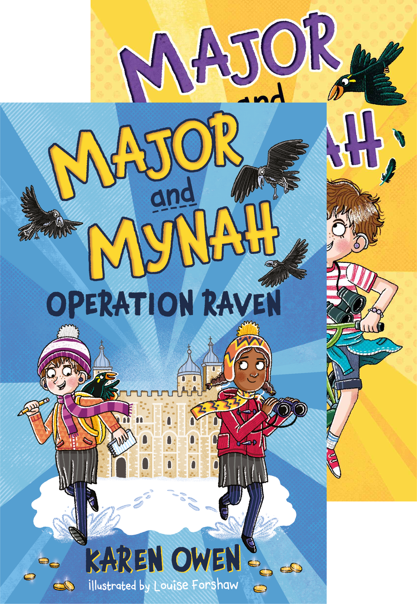 Major and Mynah books 1 and 2 covers